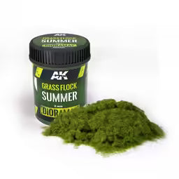 AK Diorama: Grass Flock 2mm Summer