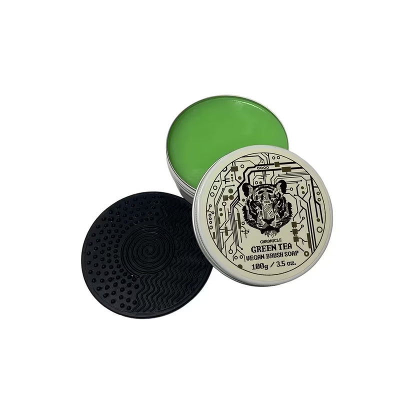 Green Tea Vegan Brush Soap, 100g / 3.5oz