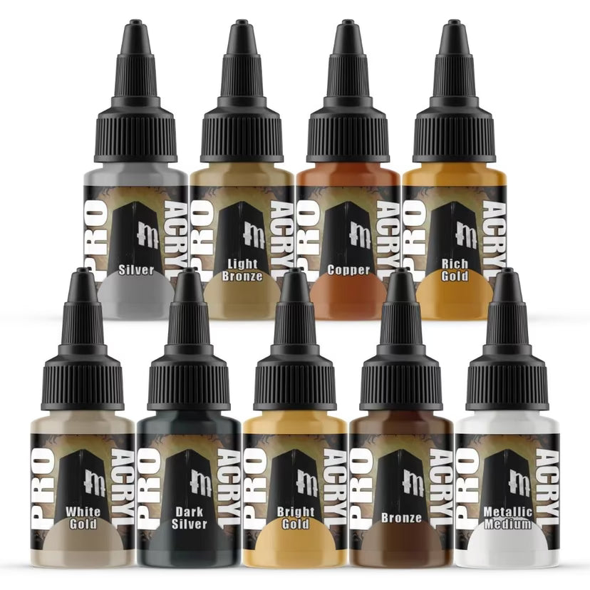 Pro Acryl - Metallic Set - 9 Colors