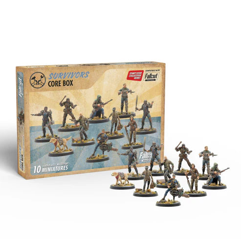 Fallout: Miniatures - Wasteland Survivors Core Box (Plastic)