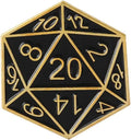 D20 Pin Badge
