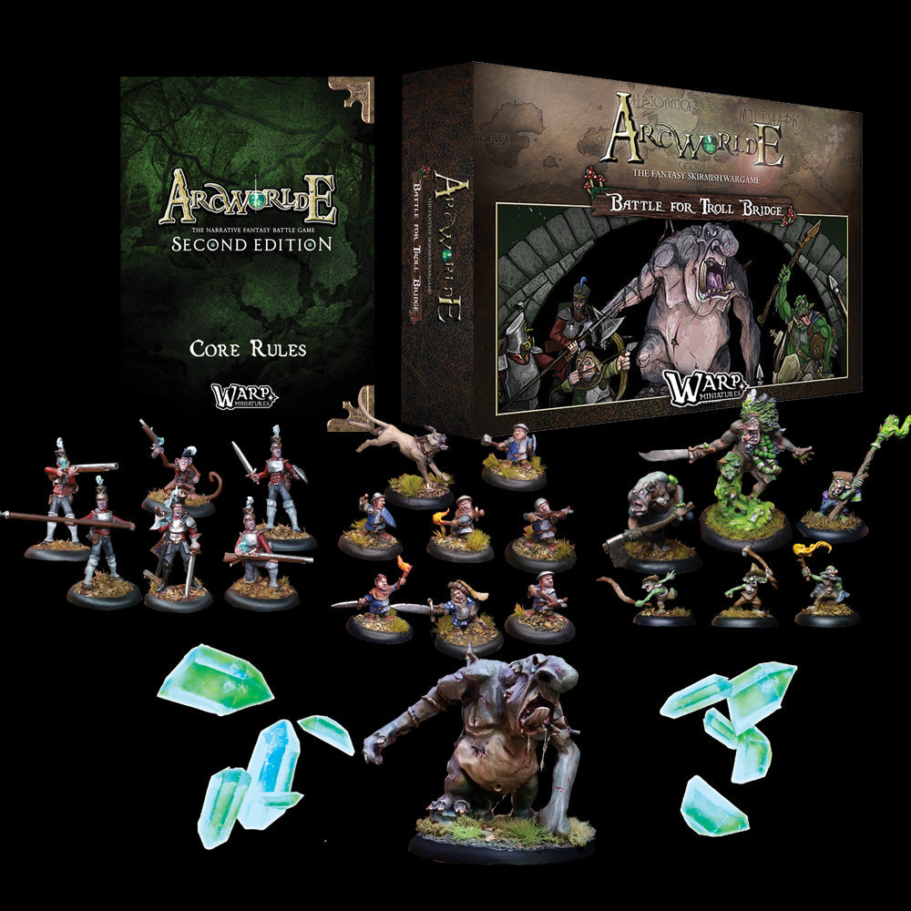 ArcWorlde: Battle for Troll Bridge 4 Player Starter Set (Metal)